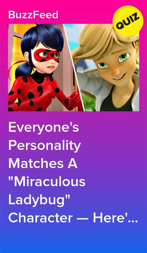 who are you in miraculous ladybug quiz.